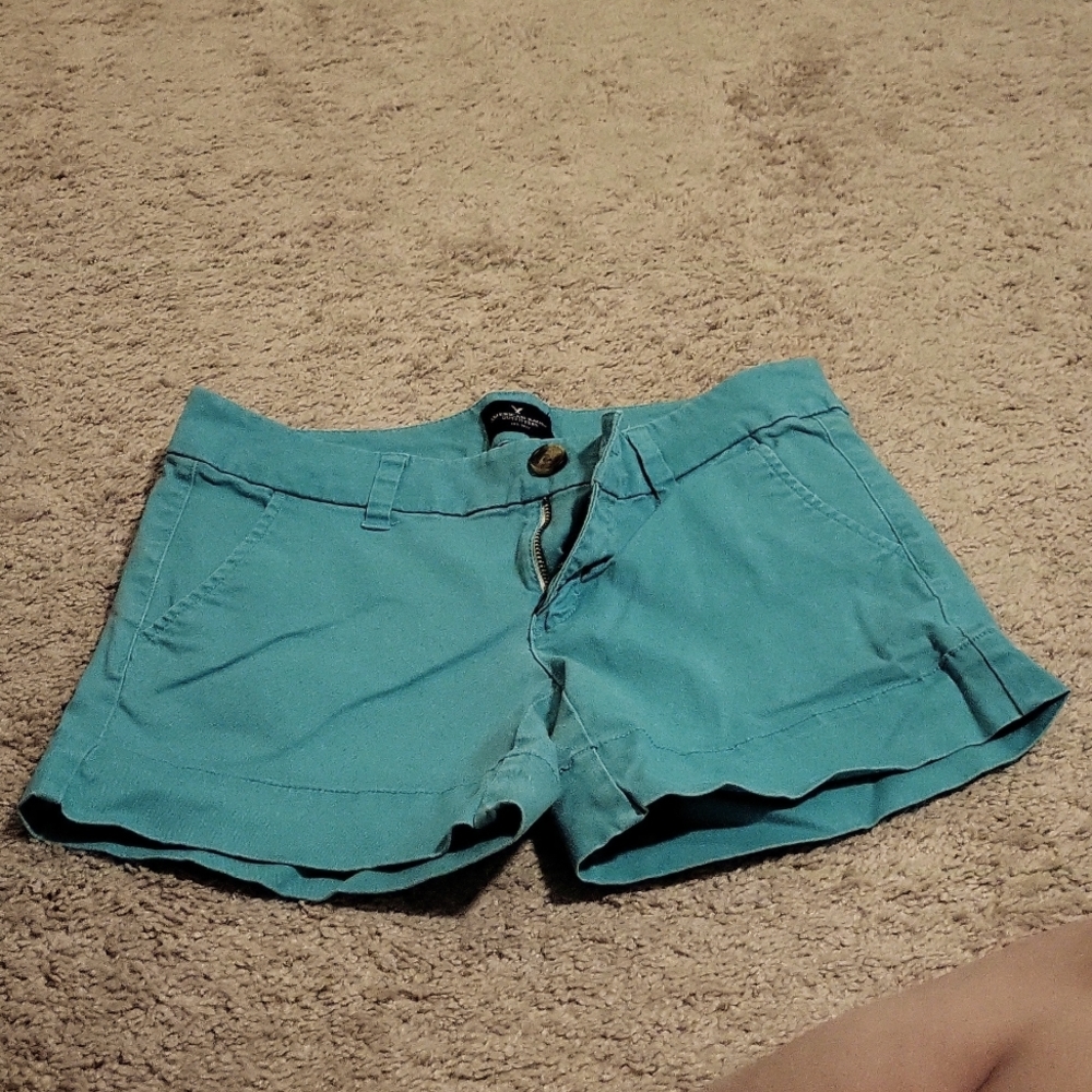 American eagle midi shorts